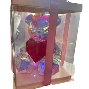 Valentine’s Day LED Teddy Bear- Heart Glow, Romantic Multicolor Gift, Cute Decor